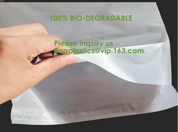 Biodegradable compostable plastic courier shipping envelope custom 10x13 matte black poly mailers bag bagplastics bageas supplier