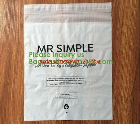 Let us Fight plastic together, 100% compostable mailing bag,custom biodegradable mailing bag courier bag for cloth shoeb supplier