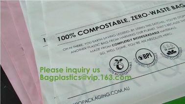 Cornstarch made biodegradable compostable shipping plastic mailing bag custom bubble mailer poly mailers bagease bagplas supplier