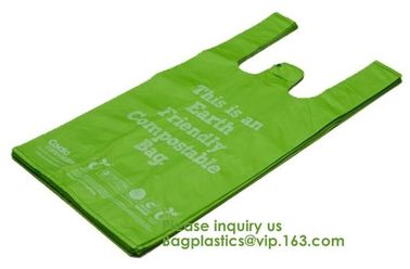 Custom Cornstarch 100% Compostable Biodegradable Trash bag,PLA compostable plastic fresh vegetables packaging bag PBAT supplier