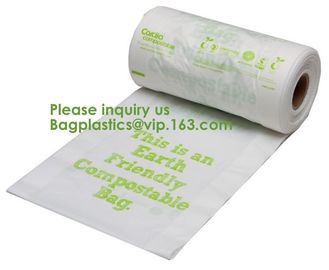 cornstarch made 100% biodegradable compostable custom printed t-shirt plastic bag with own logo,ecofriendly packaging ba supplier