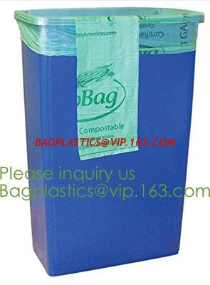 Compostable Recyclable Clear Poly Bags Custom Logo OPP Material Plastic Self Adhesive Seal Garbage Bag bagease bagplasti supplier