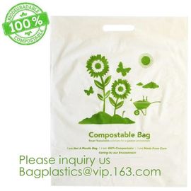 Eco-friendly Roll Compostable Plastic Bag Drawstring Biodegradable Garbage Bags,cornstarch custom compostable biodegrada supplier