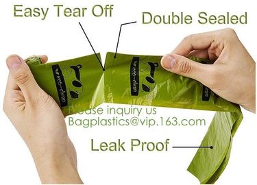 custom size 100% biodegradable EN13432 compostable trash bags from China factory,OK COMPOST bio degradable plastic bag supplier