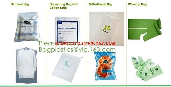 Eco friendly Compostable Biodegradable commercial bags,100% Environment Friendly Compostable Cornstarch Garbage Bags pac supplier