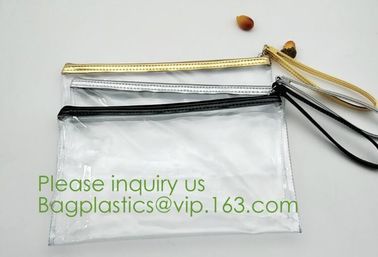 Packaging Bag Customized PVC Zipper Bag,frosted slider transparent k water proof clear pvc custom bag bags zipper supplier