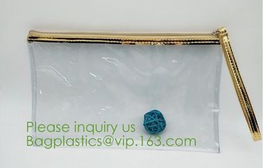 Packaging Bag Customized PVC Zipper Bag,frosted slider transparent k water proof clear pvc custom bag bags zipper supplier