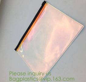 Zipper Pvc Zipper Bags For Make-up Brushes Sets,Eco Friendly clear plastic EVA PVC black zipper Cosmetic Bag eco frinedl supplier