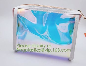 printed PVC zipper bag ,transparent PVC swimwear packaging bag,bikini bag,zipper bag for cosmetic packing bagease bagpac supplier