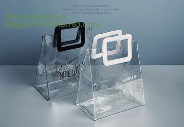 Fashionable big colorful Laser PVC shopping storage bag with handle and accept custom,vinyl mirror surface pvc tote shop supplier