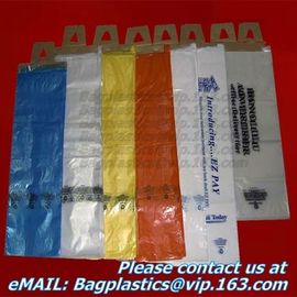 Disposable Slide Zip Lock Plastic Bags For Newspaper Delivery Cheap Plastic Bags Printing,biodegradable wicket poly bags supplier