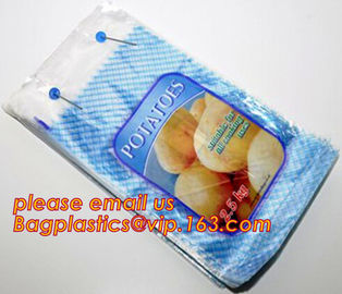 China supply clear food grade poly wicket bags ice bags bread bags with printing,food grade Poly wicket bags bagease pac supplier