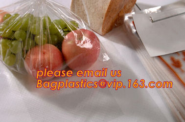 China supply clear food grade poly wicket bags ice bags bread bags with printing,food grade Poly wicket bags bagease pac supplier