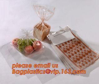 China supply clear food grade poly wicket bags ice bags bread bags with printing,food grade Poly wicket bags bagease pac supplier