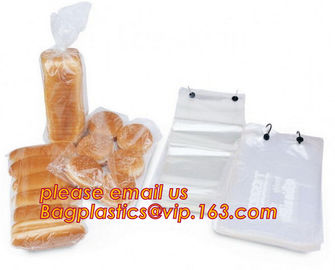 Bakery use FDA approved food grade custom logo clear 30microns wicketted pe bags for bread,micro-perforated plastic bag supplier