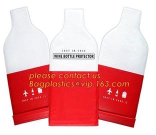 Leakproof PVC wine Protector bag Anti-Shock Reusable Plastic PVC Inflatable Bubble Liner Protective Pac Red Wine Bags Pr supplier