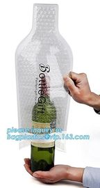 Reusable Wine Bottle Protector for Double Layer Bubble Wine Bottle Protector, Bottle Transport Bag,Leak Proof Travel Bag supplier