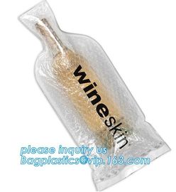 Eco friendly wine bag,wine bottle protector,Bubble Bags Wrap Packaging Fragile Items Inflatable Wine Bottle Air Pouch Ba supplier