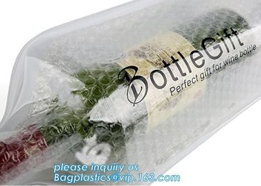 Eco friendly wine bag,wine bottle protector,Bubble Bags Wrap Packaging Fragile Items Inflatable Wine Bottle Air Pouch Ba supplier