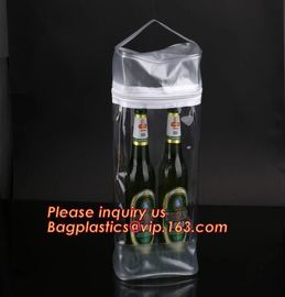 Eco friendly LONG HANDLE RECYCLABLE PVC WINE BAG, CARRIER BAG,HANDY BAG,GIFT WINE BAG,PROMOTION, PROMOTIONAL PRODUCTS PA supplier