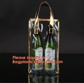 Eco friendly LONG HANDLE RECYCLABLE PVC WINE BAG, CARRIER BAG,HANDY BAG,GIFT WINE BAG,PROMOTION, PROMOTIONAL PRODUCTS PA supplier