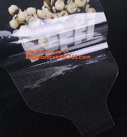 Mircoperforated flower bags, sleeves,single rose opp plastic biodegradable flower wrapping sleeve,Cellophane bag flower supplier