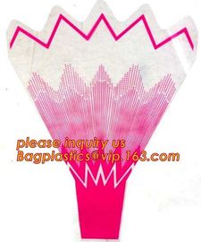 Biodegradable Flower Sleeve For Flower Packaging,Cellophane bag flower mesh,flower sleeve bag,Handing Plastic bags/Plast supplier