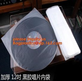 Biodegradable record covers CD LP inner sleeves bag for turntable storage,portable cheap practical custom cd bag bagease supplier