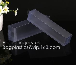 pvc box Clear PVC box with foil stamping  Alternatives to acrylic box pvc box Clear PVC box &amp; offset printing  Alternati supplier