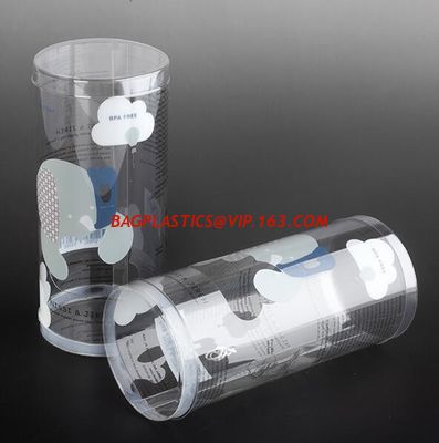 Foil stamping  Other special effects printing Customzied clear PVC plastic rectangle fold box packaging,box package pac supplier