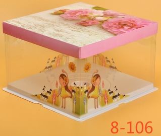 Disposable Clear/transparent Sandwich/cake Plastic Food Container/box/packaging,cheap cake boxes with clear window,custo supplier