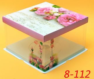 Disposable Clear/transparent Sandwich/cake Plastic Food Container/box/packaging,cheap cake boxes with clear window,custo supplier