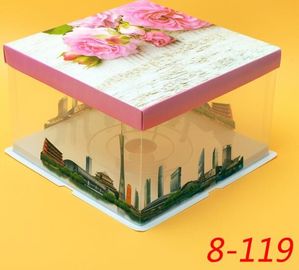 Disposable Clear/transparent Sandwich/cake Plastic Food Container/box/packaging,cheap cake boxes with clear window,custo supplier