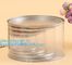 PET Jar 85mm neck size food grade clear PET plastic Can screw type with aluminium easy open endsPackaging plastic can 25 supplier