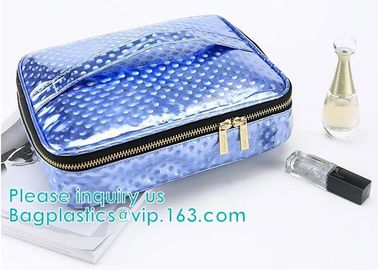 HANDBAG,PORTABLE WASH POUCH Promotional PVC/EVA cosmetic Bag with Handle,PVC Bedding Blanket Bag with Handle, makeup bag supplier