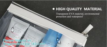 ZIPPERED BAGS, makeup cosmetic bag, travel BAG, Cosmetic Swimwear Sand beach Clear Cylinder PVC Bag For Women Makeup Tr supplier