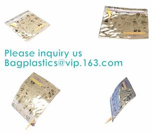 Environmental Material Customized EVA PVC CPE frosted slider bag zipper bag, Slider Zipper Pouch Stationery Bag supplier