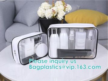 transparent cylinder zip PVC tube bag with hang hook for storage underwear portable PVC, Tube Cylindrical PVC packing Ba supplier
