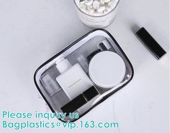 transparent cylinder zip PVC tube bag with hang hook for storage underwear portable PVC, Tube Cylindrical PVC packing Ba supplier