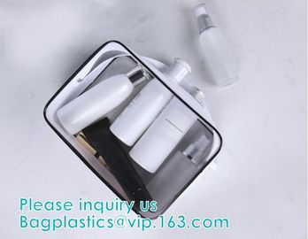 transparent cylinder zip PVC tube bag with hang hook for storage underwear portable PVC, Tube Cylindrical PVC packing Ba supplier