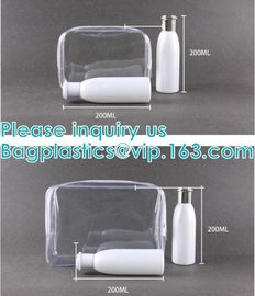 PVC tube handle carrier bag, Plastic Tube Cylindrical PVC packing Bag, PVC tube bag with handle for shampoo package, bag supplier