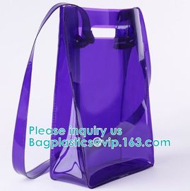 Backpack bag, Shoulder bag,Promotional Waterproof CosmetiClear Vinyl Bags With Handles Clear Makeup Set PVC Zipper Bag, supplier
