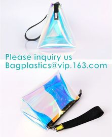 Custom Logo Shiny Holographic Cosmetic Bag Sets,Cosmetic Makeup Bag,Cosmetic Bag Travel,Fashion Accessories Holographic supplier