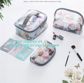 Travel Luggage Pouch Custom Clear Transparent PVC Travel Toiletry Bag Make Up Cosmetic Bag,Vinyl Wash Beauty Cosmetic Tr supplier