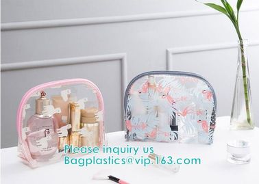 Travel Luggage Pouch Custom Clear Transparent PVC Travel Toiletry Bag Make Up Cosmetic Bag,Vinyl Wash Beauty Cosmetic Tr supplier