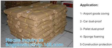 Airport Truck Goods Waterproof Film Pallet Covering Film PE Sheet Dust-Proof Film Film House Decoration supplier