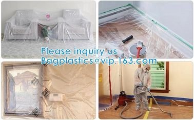 Airport Truck Goods Waterproof Film Pallet Covering Film PE Sheet Dust-Proof Film Film House Decoration supplier