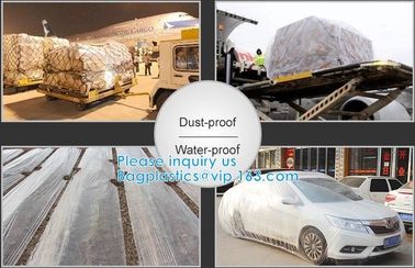 Airport Truck Goods Waterproof Film Pallet Covering Film PE Sheet Dust-Proof Film Film House Decoration supplier