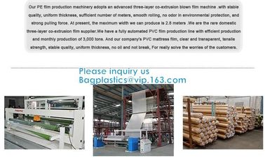 PE Super Clear Film Use For Mattress Film Packing Mattress Roll Packing Machines Cargoes Covering supplier