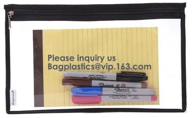 Custom Clear Zipper Pvc k Pencil Bag,Zipper Pvc Waterproof Tote Beach Bag,PVC Mesh Bag PVC Zipper Bag supplier